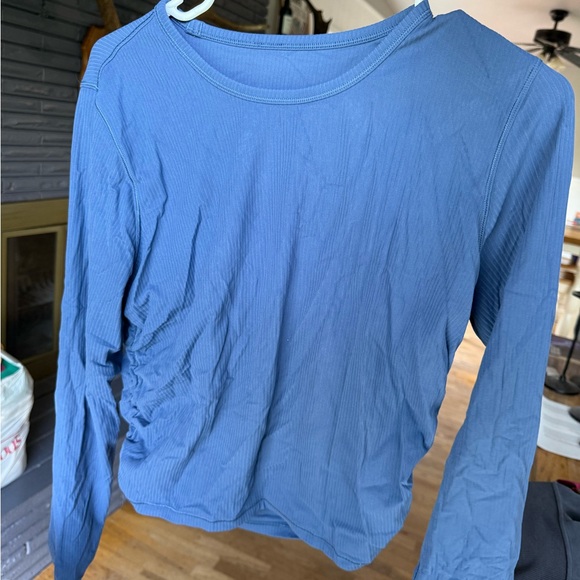 Lululemon All It Takes Nulu Long Sleeve in Pitch Blue - Picture 2 of 3